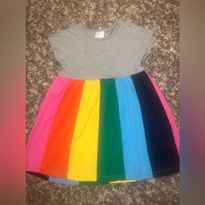 Hanna Andersson Rainbow Striped Dress